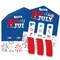 Big Dot of Happiness Firecracker 4th of July - Party Game Pickle Cards - Pull Tabs 3-in-a-Row - Set of 12